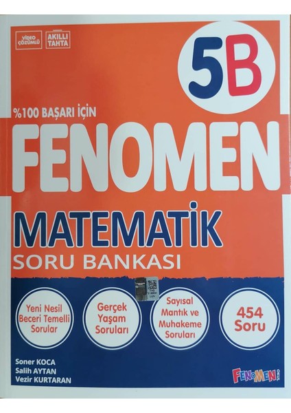 5.Sınıf Yeni Matematik - B - Soru Bankası