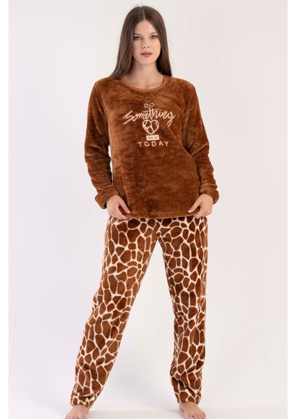 Kadın Welsoft Uzun Kol Ceblı Pijama Takım