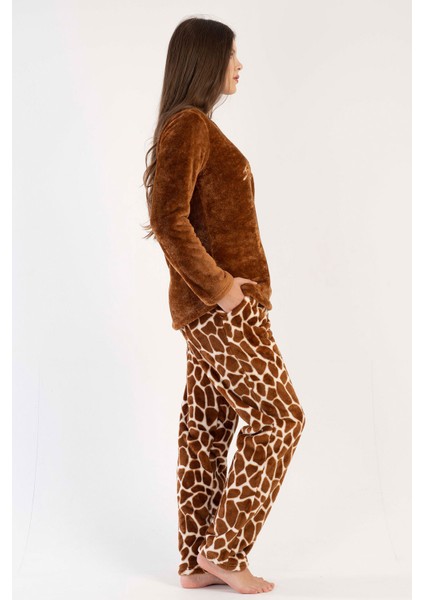 Kadın Welsoft Uzun Kol Ceblı Pijama Takım modelleri