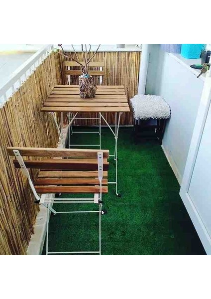 80 Cm x 2.50 Metre Kamış Hasır Balkon Çiti Bahçe Çiti Bambu Çit Dekorasyon