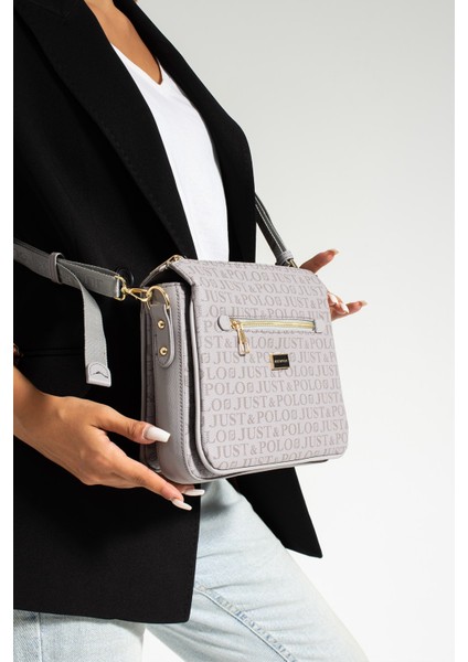 Just Polo Kadın Üç Bölmeli Çapraz Postacı ve Omuz Çantası 29X20CM MDS4013