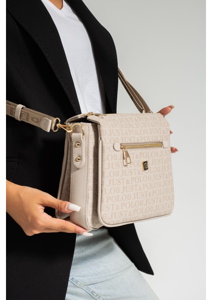 Just Polo Kadın Üç Bölmeli Çapraz Postacı ve Omuz Çantası 29X20CM MDS4013