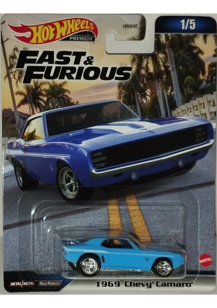 Hotwheels Fast Furious 1969 Chevy Camaro