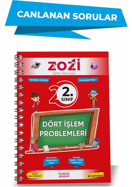 2.Sınıf Dört Işlem Problemleri -Canlanan Kitap!