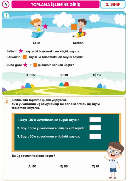 2.Sınıf Dört Işlem Problemleri -Canlanan Kitap!