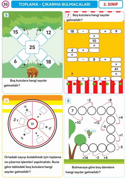 2.Sınıf Dört Işlem Problemleri -Canlanan Kitap!