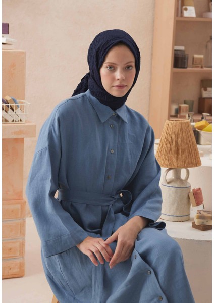 Vual Crash Şal Lacivert fiyatları