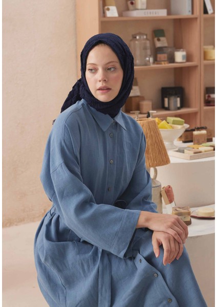 Vual Crash Şal Lacivert modelleri