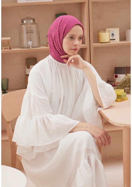 Vual Crash Şal Pembe Rüya