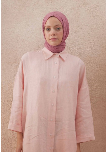 Vual Crash Şal Soft Pembe