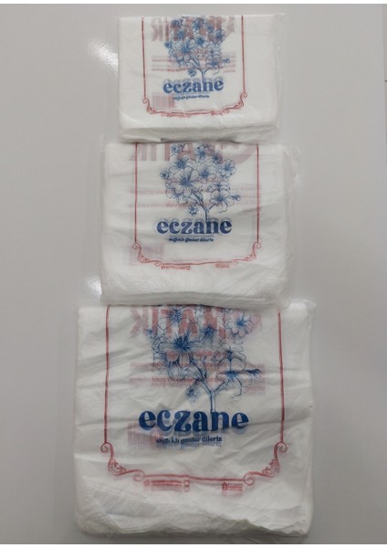 500 Adet - 30×60 cm Battal Atlet Boy Eczane Poşeti fırsatları