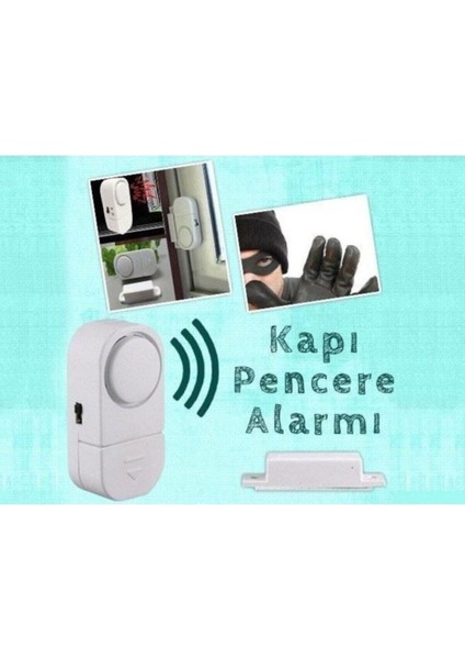 Kablosuz Alarm Sistemi Kapı Pencere Alarmı Sesli Ev Güvenlik Günün Fırsatı