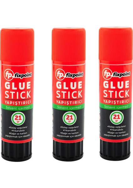 Glue Stick Yapıştırıcı 21GR (3 Adet)