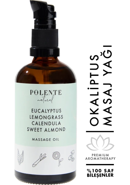 Polente Natural Okaliptus & Limonotu Rahatlatıcı Masaj Yağı (100 ml)