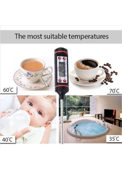 Dijital Gıda Mutfak Termometresi Sıcaklık Ölçer TP-101 modelleri