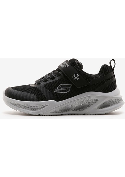 Skechers Meteor - Lights Büyük Erkek Çocuk Siyah Işıklı Spor Ayakkabı 401675L Bkgy