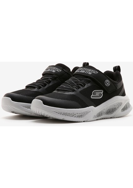Skechers Meteor-Lights Büyük Erkek Çocuk Siyah Işıklı Spor Ayakkabı 401675L Bkgy