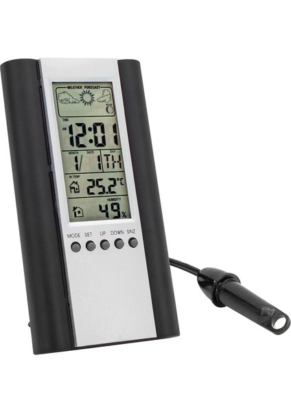 Dexter Powermaster PM-6107 Sıcaklık Nem Ölçer Termometre (Saat-Alarm)
