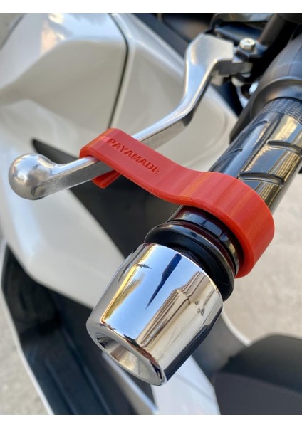 Payamade Motosiklet Manuel Park Freni El Freni Kırmızı