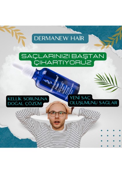 Dermanew Hair Saç Losyon Bakım 3 Adet Serum + Roller 3X50ML fiyatları