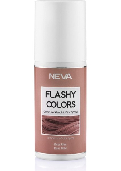 Flashy Colors Geçici Renk Saç Spreyi - Roze Altın 75 ml