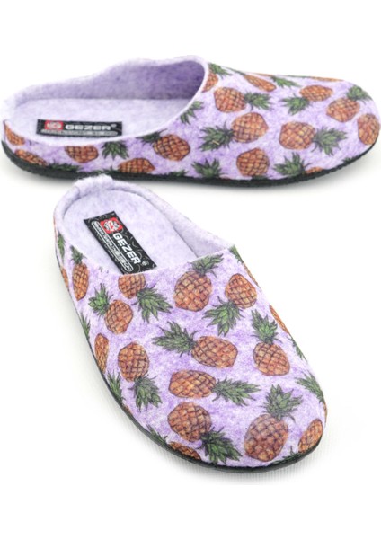 Kışlık Keçe Çıkarılabilir Iç Taban Ev Bahçe Kadın Terlik