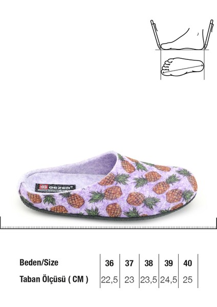 Kışlık Keçe Çıkarılabilir Iç Taban Ev Bahçe Kadın Terlik fırsatları