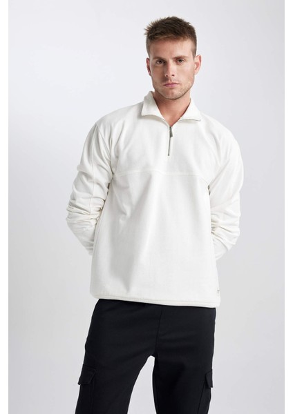 Relax Fit Dik Yaka Sweatshirt Y2055AZ23AU