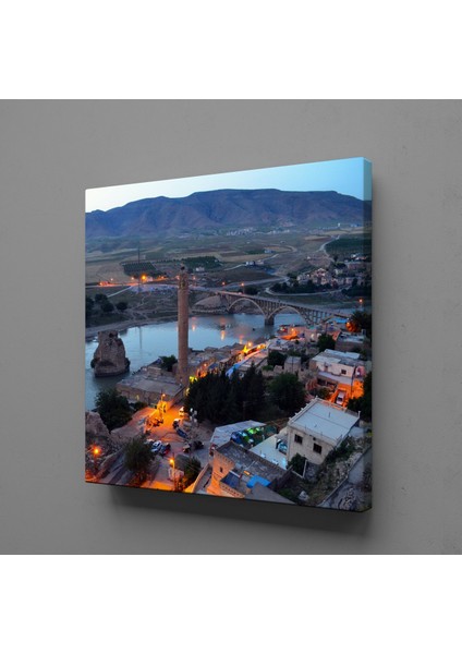 Hasankeyf Manzarası Kanvas Tablo 140X140CM