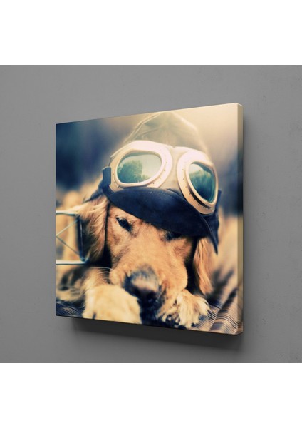 Yavru Köpek Kanvas Tablo 120X120CM