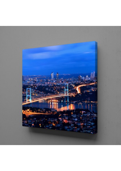 Istanbul Işıklar Kanvas Tablo 70X70CM