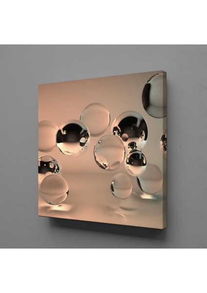 Su Damlaları Kanvas Tablo 140X140CM