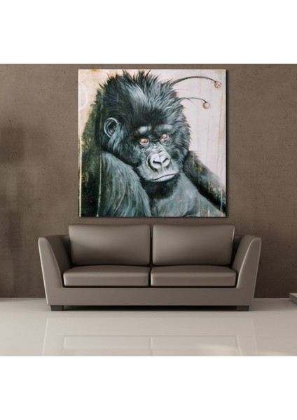Goril Kanvas Tablo 150X150CM fiyatları