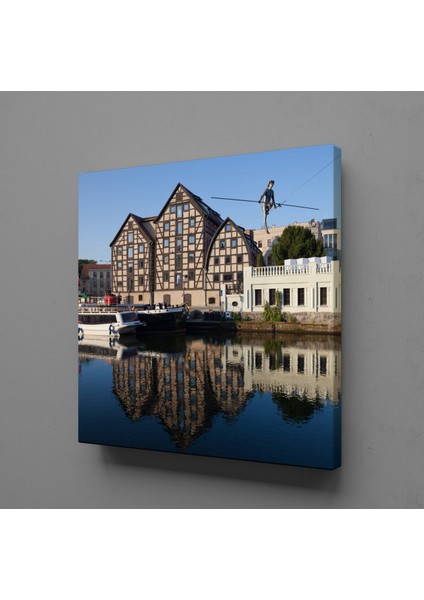 Deniz Kenarı Manzarası Kanvas Tablo 170X170CM