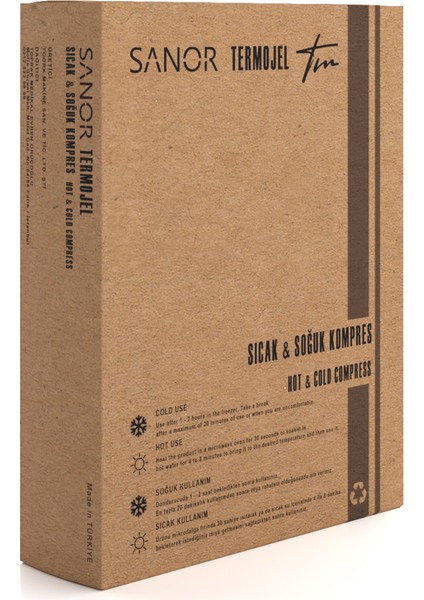El Için Termojel - Sıcak Soğuk Kompres 9 x 9 cm - Kumaş Buz Jel - Yuvarlak Termojel 5 Adet fırsatları