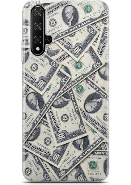 Huawei Honor 20 Uyumlu Kılıf Hd Baskılı Kılıf - Dolar Kazan