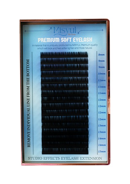 Doğal Ipek Kirpik (Black Mix Natural Eyelash) 0.10C