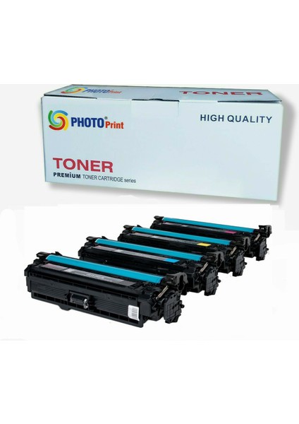 Hp CF360A Color Laserjet Enterprise M577DN Mfp Chipli 4 Renk Ithal Muadil Toner Seti (6.300 Sayfa)
