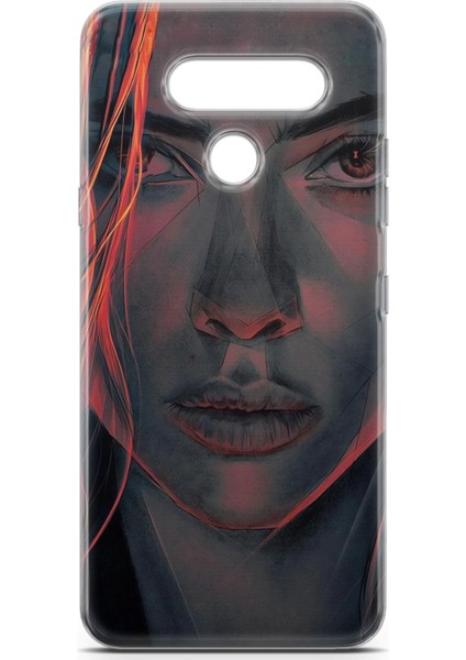Lg Q60 Uyumlu Kılıf Hd Baskılı Kılıf - Scarlet fiyatları