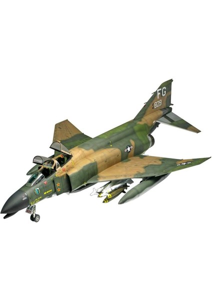 12294 1/48 F-4c (Vietnam Savaşı) Savaş Uçağı Demonte Plastik Maketi