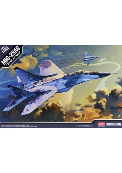 12227 1/48 MIG-29AS Slovak Hava Kuvvetleri Savaş Uçağı Demonte Plastik Maketi