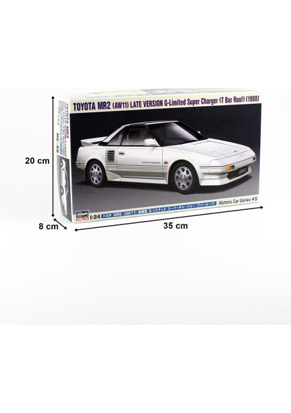HC45 21145 1/24 Ölçek Toyota Mr2 (AW11) Late Version G-Limited Super Charger (T Bar Roof) Otomobil Plastik Model Kiti indirimleri