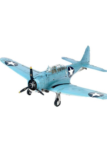 12335 1/48 Usn Sbd-2 (Midway) Savaş Uçağı Demonte Plastik Maketi modelleri