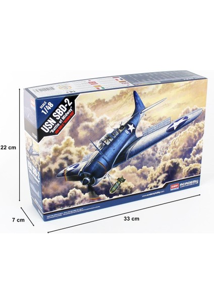 12335 1/48 Usn Sbd-2 (Midway) Savaş Uçağı Demonte Plastik Maketi indirimleri