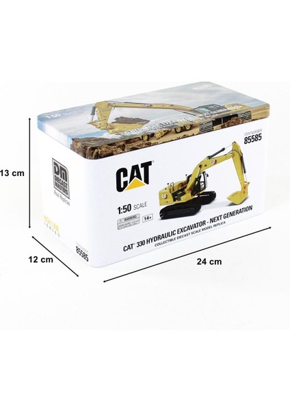 85585 1/50 Ölçek, Cat 330 Exkavatör, Sergilemeye Hazır Metal Iş Makinası Modeli indirimleri