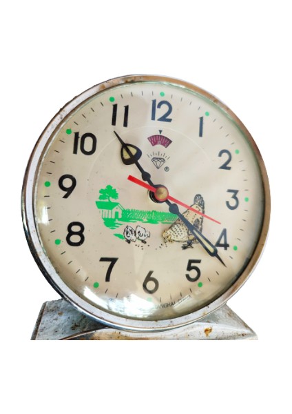 Kurmalı Antika Nostaljik Tavuklu Civcivli Masa Saati indirimleri