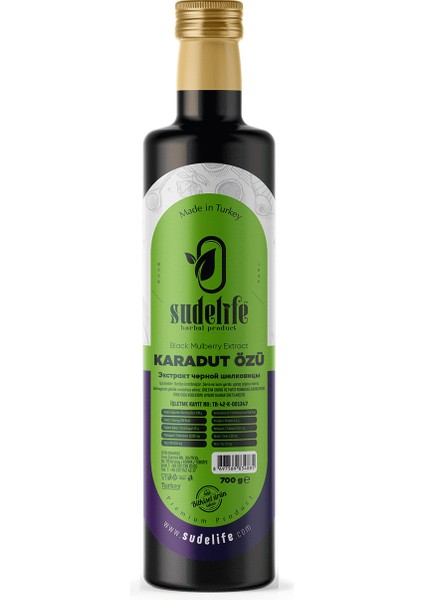 Sudelife Karadut Özü 700 G
