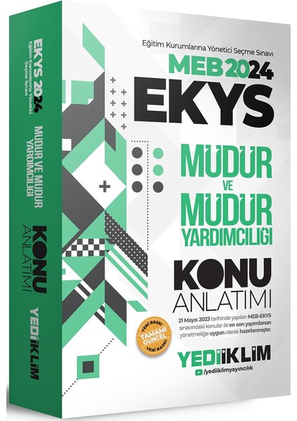 2024 Meb Ekys Müdür ve Müdür Yardımcılığı Konu Anlatımı