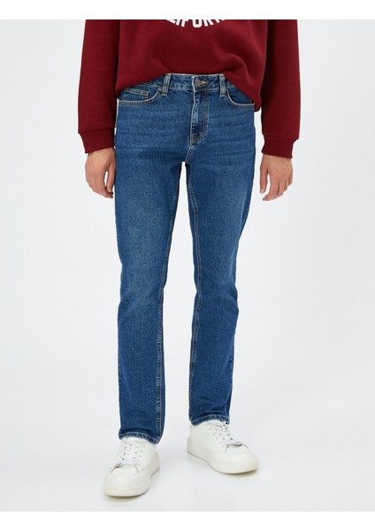 Slim Fit Kot Pantolon - Brad Jean