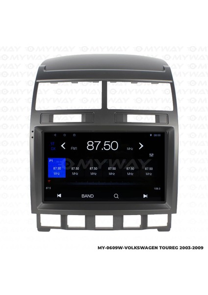 Volkswagen Touareg Android 12 Multimedya Carplay 2gb RAM+32GB HDD 2003-2009 Navigasyon Ekran